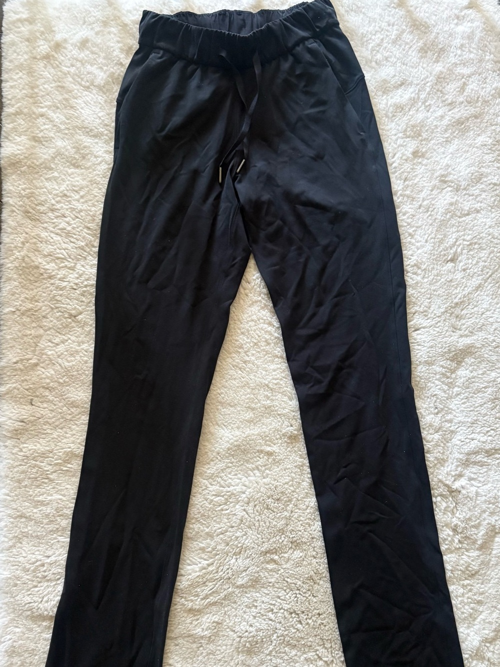 lululemon athletica Black Women's Drawstring Active Trousers